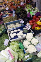 Fruit and vegetable stall in the Rialto market