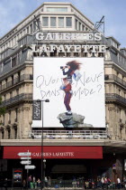 The front of Galeries Lafayette department store Shop