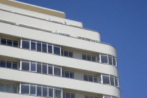 Embassy Court restored Art Deco apartment block on the sea front.Great Britain United Kingdom