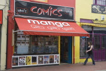 Dave s Comic shop in Sydney Street  North Laines area.Great Britain Store United Kingdom