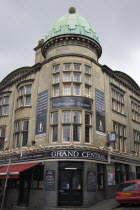 Grand Central bar and Nightingale theatre  next to the railway station.Great Britain Theater United Kingdom