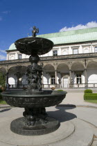 The Singing Fountain in the grounds of the Belvedere in the Royal Gardens beside Prague castle