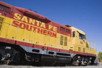 Old Santa Fe Southern railway engine
