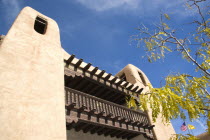 The Museum of Fine Arts built in 1917 and designed in the Pueblo Revival style by I.H. and William M.Rapp