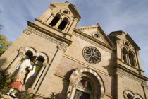 The Cathedral of St Francis with a statue of the native American Blessed Kateri Tekulwitha. Algonquin mother and Mohawk father.