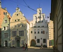 The Three Brothers  17  19 and 21 Maza Pilsiela Street. Number 17 is Latvias oldest house while number 19 houses the Latvian Museum of Architecture.TourismHolidaysTravelBaltic States