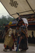 Tibetan dancers at Full Moon Festival.