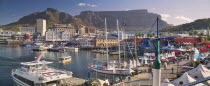 The Victoria and Alfred Waterfront with Table Mountain in the background.Victoria & Alfred WaterfronttourismtravelSouth AfricaCapetownTable MountainmarinayachtsleisurepanoramaAfrican