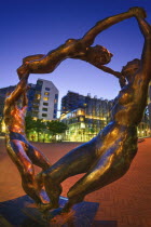 Close-up of a sculpture in Bryggetorget on Aker Brygge.sculptureNorwaytravelScandinaviaOsloNoreg Norge Northern Europe Norwegian