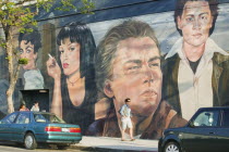 Los Feliz. Hollywood stars featured on a mural.Los AngelesLAtravelUSAAmericaJohnny DeppLeonardo di CaprioElizabeth TaylorUma ThurmanmuralstreetchiccinemaiconstarmoviesfamefamousAme...