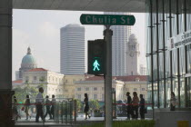 Office staff walking to work in the central business district.travelAsiaSingaporearchitectureskylinebusinesscommutecommerce Asian Singaporean Singapura Southeast Asia Xinjiapo