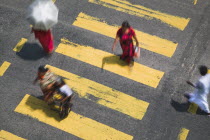 A pedestrian crossing in the city centre.AsiaSri LankatravelColombostreetcrossingAsian Center Llankai Sri Lankan