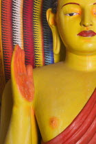 Detail of a Buddha statue in Isurumuniya Vihara  Rock Temple .prayerworshipBuddhismshrineBuddhaAsiatravelSri Lankafaith Asian Llankai Sri Lankan