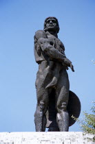 Spartacus statue.TravelTourismHolidayVacationAdventureExploreRecreationLeisureSightseeingTouristAttractionTourSandanskiBulgariaBulgarianHistoryHistoricHistoricalLegendLegendarySta...