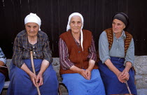 Three old ladies sitting on benchTravelTourismHolidayVacationAdventureExploreRecreationLeisureSightseeingTouristAttractionTourBanskoBulgariaBulgarianLadyLadiesWomanWomenFemalePers...