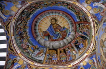 Fresco  Nativity Church  Rila Monastery.TravelTourismHolidayVacationAdventureExploreRecreationLeisureSightseeingTouristAttractionTourHistoryHistoricHistoricalNativityChurchReligionR...