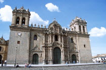 The Cathedral  part of three church complex including El Triunfo and Iglesia Jesus y Maria  Plaza de Armas.CuzcoTravelTourismHolidayVacationExploreRecreationLeisureSightseeingTouristAttracti...