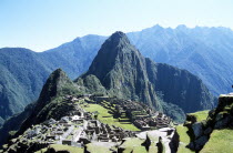 Inca ruins and Huayna Picchu.Cuzco TravelTourismHolidayVacationExploreRecreationLeisureSightseeingTouristAttractionTourDestinationMachuPicchuMachupicchuHuaynaWaynaPeruPeruvianSou...