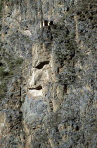 God Tunupa  Viracocha  on Pinkuylluna Mountain  Ollantaytambo  Sacred Valley of the Incas.Cuzco TravelTourismHolidayVacationExploreRecreationLeisureSightseeingTouristAttractionTourDestinat...