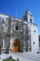 Iglesia de San Agustin.TravelTourismHolidayVacationExploreRecreationLeisureSightseeingTouristAttractionTourDestinationIglesiaDeSanSaintStAgustinArequipaPeruPeruvianSouthSouthern...