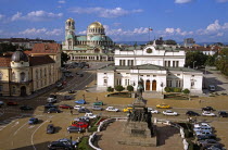 Liberation Monument  Bulgarian Parliament Building  Science Academy  and Alexander Nevsky Cathedral.TravelTourismHolidayVacationExploreRecreationLeisureSightseeingTouristAttractionTourBuil...