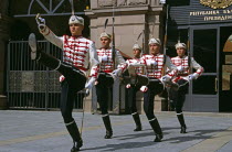 Guard of honour marching during changing of the guard outside the Presidency Building  Honor TravelTourismHolidayVacationExploreRecreationLeisureSightseeingTouristAttractionTourSofiaCapit...