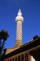 Dzhumaya Mosque  Turkish Friday Mosque minaret.TravelTourismHolidayVacationExploreRecreationLeisureSightseeingTouristAttractionTourPlovdivBulgariaBulgarianEastEasternEuropeEuropeanD...