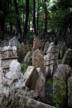 Jewish Quarter. Gravestones in the Jewish CemeteryPraha Ceska Eastern Europe European Religion Religion Religious Judaism Jew Jews