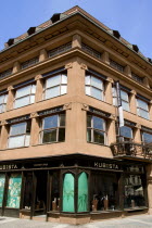 The Cubist building The House of The Black Madonna on Celetna Street in the Old Town. Now a museum of Cubism with a cafe on the first floorPraha Ceska Eastern Europe European Bar Bistro Restaurant