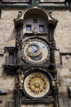 The Astronomical Clock on the Old Town HallPraha Ceska Eastern Europe European