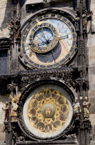 The 16th Century Astronomical Clock on the Old Town HallPraha Ceska Eastern Europe European