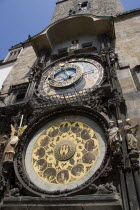 The 16th Century Astronomical Clock on the Old Town HallPraha Ceska Eastern Europe European