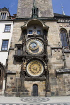 The 16th Century Astronomical Clock on the Old Town HallPraha Ceska Eastern Europe European