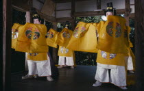 Women performing gagaku in Sagimori Shinto shrine.Asia Asian Japanese Nihon Nippon Religion Religious Asia Asian Japanese Nihon Nippon Religion Religious