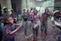 Celebrating Holi FestivalAsia Asian Bharat Inde Indian Intiya Kids Kolkata Religion Calcutta Religious Asia Asian Bharat Inde Indian Intiya Kids Kolkata Religion Calcutta Religious