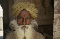 Portrait of a Holy man or Sadhu.Asia Asian Bharat Inde Indian Intiya Religion Religious Asia Asian Bharat Inde Indian Intiya Religion Religious