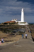 Saint Marys Lighthouse  Saint Marys Island near Newcastle Upon Tyne.TravelTourismHolidayVacationExploreRecreationLeisureSightseeingTouristAttractionTourDestinationTripJourneySaintStMa...