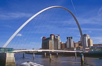 Millennium Bridge near Newcastle Upon Tyne.TravelTourismHolidayVacationRecreationLeisureSightseeingTouristAttractionTourDestinationTripJourneyMillenniumBridgeGatesheadNewcastleUponT...