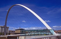 Millennium Bridge near Newcastle Upon Tyne.TravelTourismHolidayVacationRecreationLeisureSightseeingTouristAttractionTourDestinationTripJourneyMillenniumBridgeGatesheadNewcastleUponT...