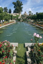 Fortress of the Christian Kings  Pond in the gardens of Alcazar de los Reyes Cristianos.TravelTourismHolidayVacationExploreRecreationLeisureSightseeingTouristAttractionTourDestinationTrip...