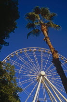 The Wheel of Seville  Prado de San Sebastian.TravelTourismHolidayVacationExploreRecreationLeisureSightseeingTouristAttractionTourDestinationTripJourneyFerrisWheelOfSevilleSevillaAn...