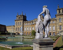 Blenheim Palace. Female nude statue in upper water terrace.TravelTourismHolidayVacationAdventureExploreRecreationLeisureSightseeingTouristAttractionTourBlenheimPalaceWoodstockOxfordshi...