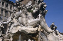Piazza Navona  Fontana dei Quattro Fiumi detail.TravelTourismHolidayVacationExploreRecreationLeisureSightseeingTouristAttractionTourDestinationPiazzaNavonaFontanaDelDeiQuattroFiumi...