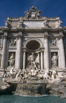 Piazza di Trevi  Trevi Fountain.TravelTourismHolidayVacationExploreRecreationLeisureSightseeingTouristAttractionTourDestinationFontanaDiTreviFountainFountainsPiazzaRomeRomaRomanI...