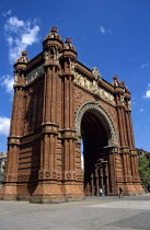 Passeig Lluis Companys  Arc de Triomf.TravelTourismHolidayVacationExploreRecreationLeisureSightseeingTouristAttractionTourArcdeTriomfPasseigLluisCompanysBarcelonaSpainSpanishEurop...