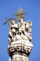 Castle Hill District  Szentharomsag Ter   Trinity Square   Holy Trinity Statue.TravelTourismHolidayVacationExploreRecreationLeisureSightseeingTouristAttractionTourDestinationTrinitySquar...