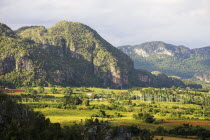View across the Vinales Valley to the Mogotes  Caribbean Cuban TravelTourismHolidayVacationExploreRecreationLeisureSightseeingTouristAttractionTourDestinationTripJourneyDaytripVinales...