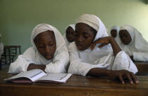 Muslim girls in a primary schoolAfrican Islam Kids Learning Lessons Moslem Nigerian Religion Religious Muslims Islam Islamic Teaching Western Africa