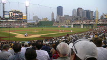 PNG Stadium  major league baseball  Pirates vs San Francisco Giants  city skylineNorth America American United States of America Papua New Guinea Africa Guinee African