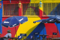 Colouful cafe in La Boca.ColourSouth AmericaBuenos AiresTravelTourismHolidaysLa BocaArgentinaCafeBlueRedYellow American Argentinian Bar Bistro Color Hispanic Latin America Latino Restauran...